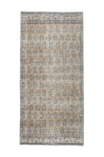 Vintage Turkish Floral Rug - Thumbnail