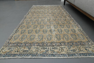 Vintage Turkish Floral Rug - Thumbnail