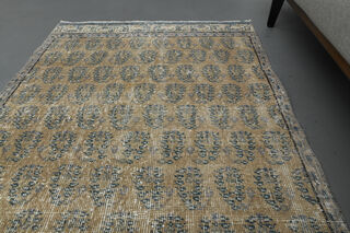 Vintage Turkish Floral Rug - Thumbnail