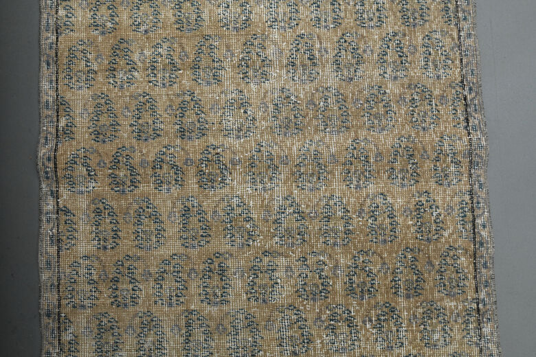 Vintage Turkish Floral Rug