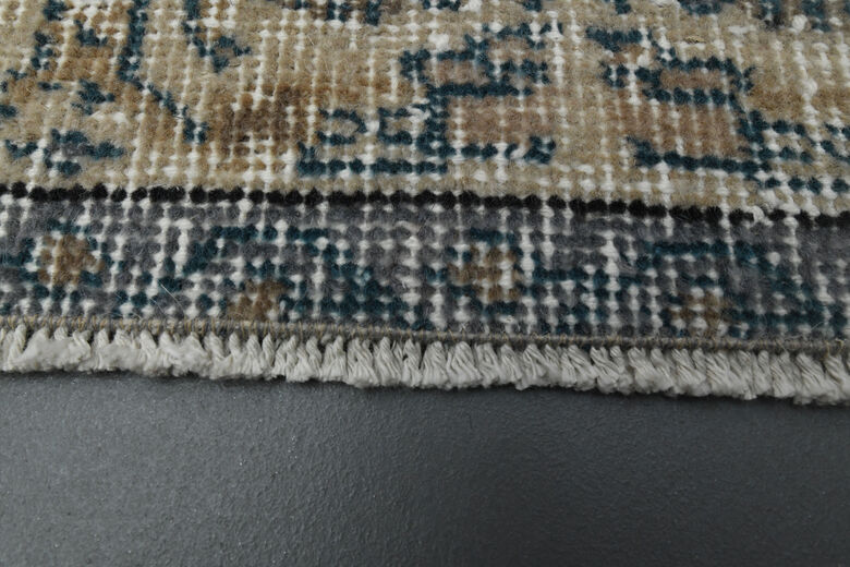 Vintage Turkish Floral Rug