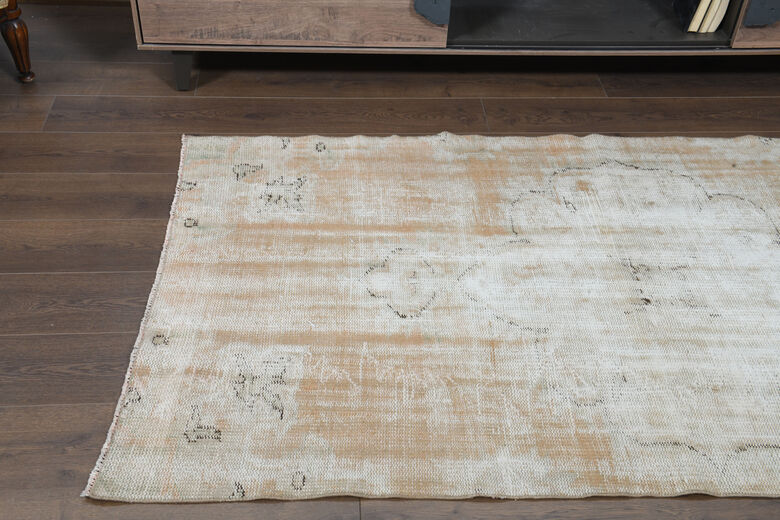 Distressed Antique Area Rug