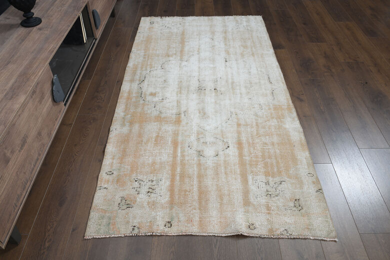 Distressed Antique Area Rug