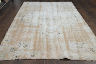 Distressed Antique Area Rug - Thumbnail