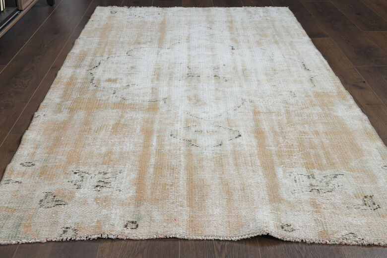 Distressed Antique Area Rug