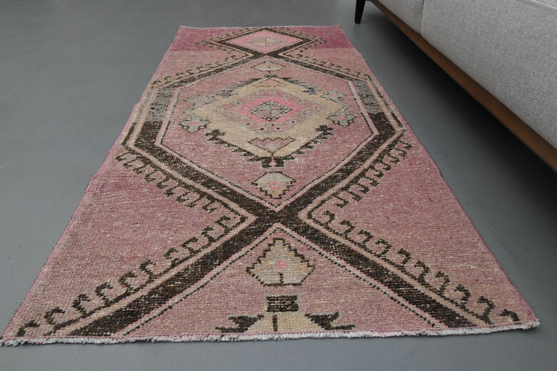 Purple Geometric Vintage Rug