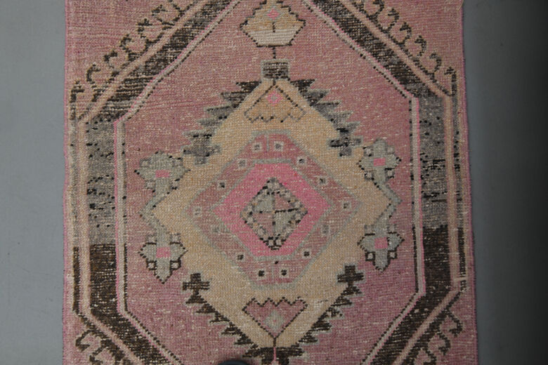 Purple Geometric Vintage Rug