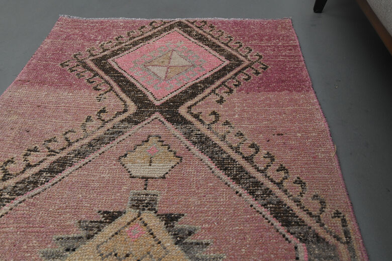 Purple Geometric Vintage Rug