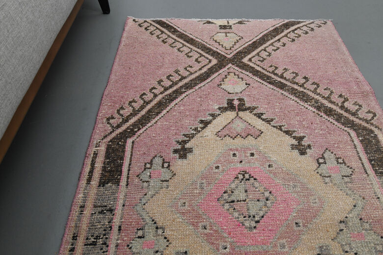 Purple Geometric Vintage Rug