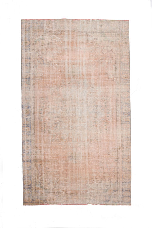 Antique Distressed Turkish Rug