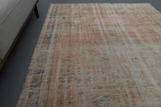Antique Distressed Turkish Rug - Thumbnail
