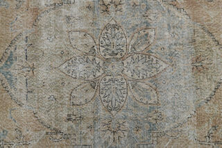 Antique Turkish Oushak Rug - Thumbnail
