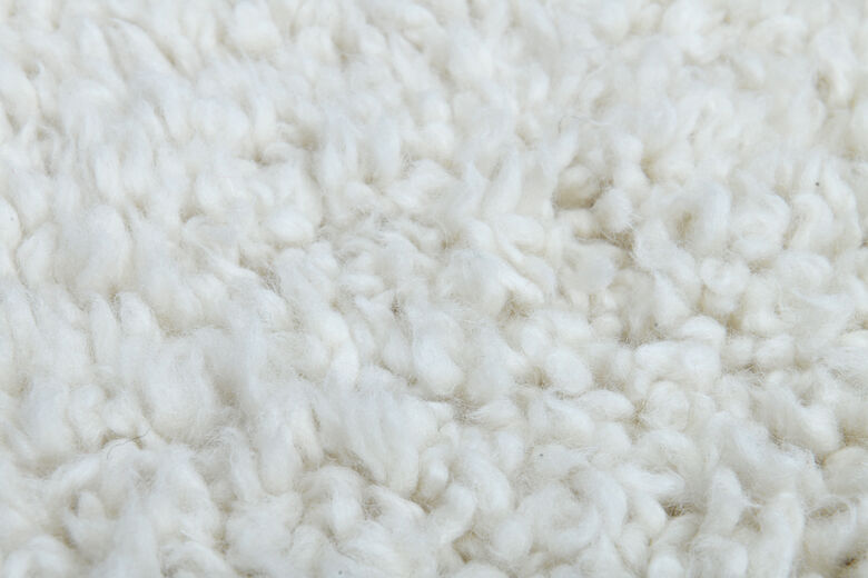 Mohair Tulu Shaggy Vintage Rug