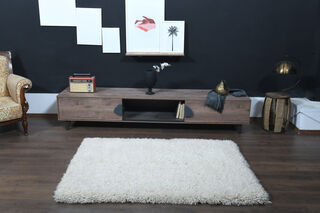 Mohair Tulu Shaggy Vintage Rug - Thumbnail