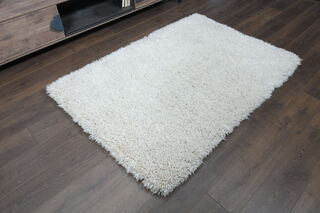 Mohair Tulu Shaggy Vintage Rug - Thumbnail