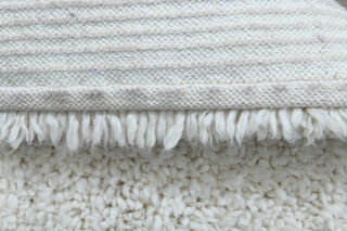Mohair Tulu Shaggy Vintage Rug - Thumbnail