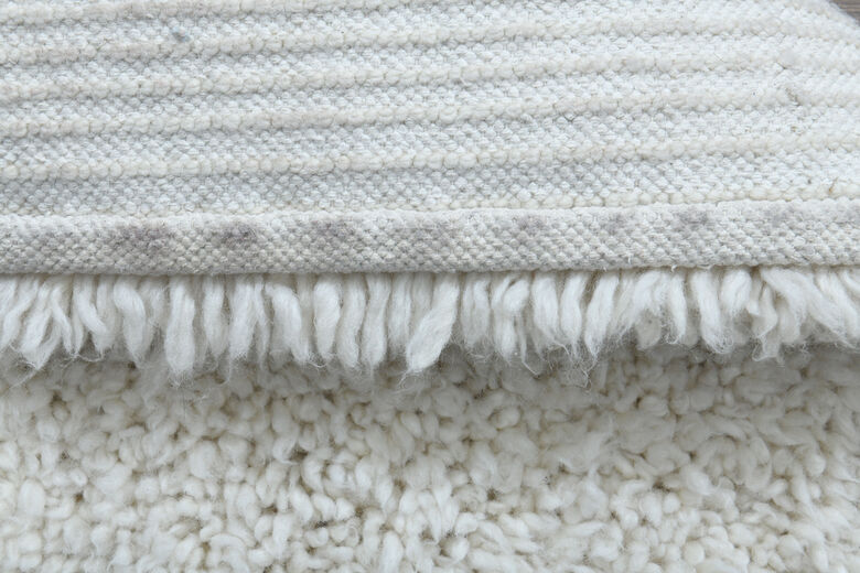 Mohair Tulu Shaggy Vintage Rug