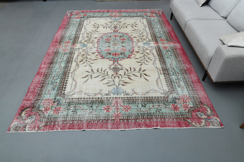 Vintage Turkish Area Rug