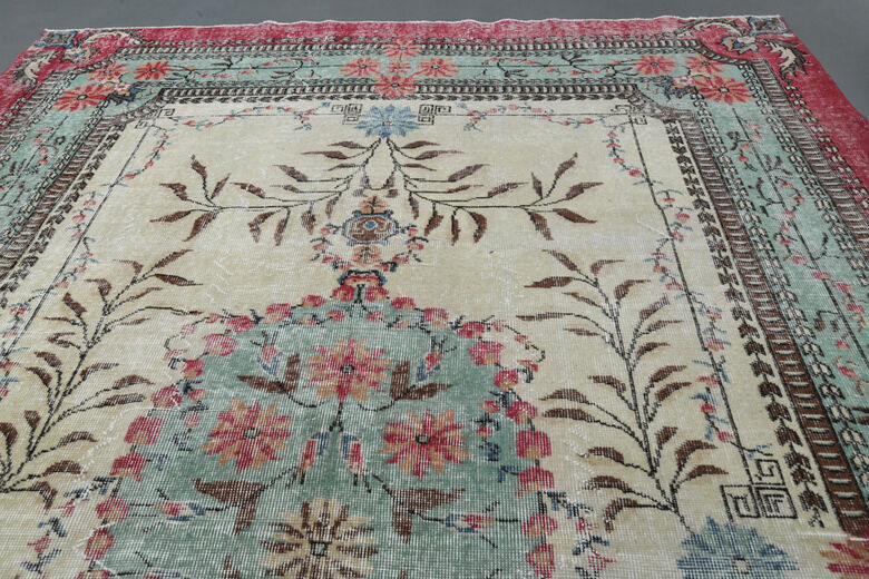 Vintage Turkish Area Rug