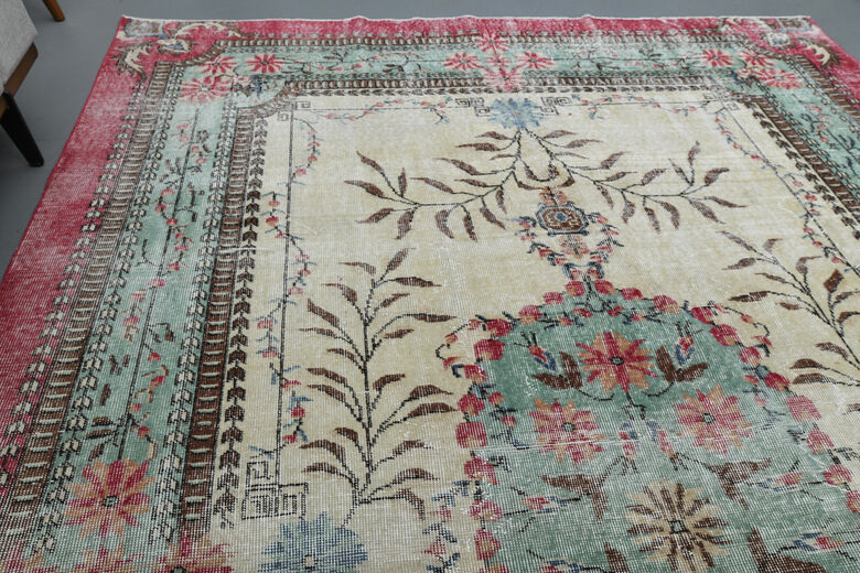 Vintage Turkish Area Rug