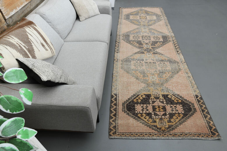 1960's Vintage Turkish Runner Rug