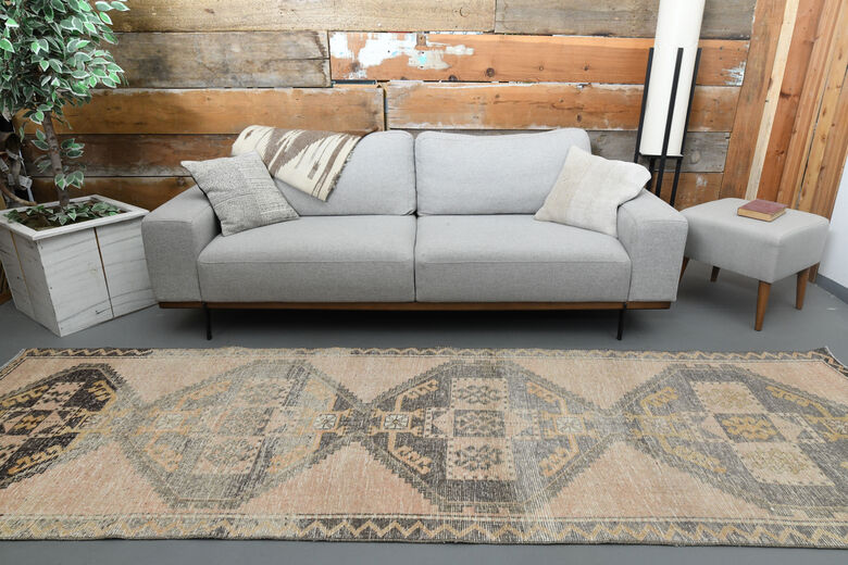 1960's Vintage Turkish Runner Rug