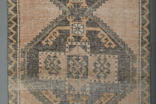 1960's Vintage Turkish Runner Rug - Thumbnail