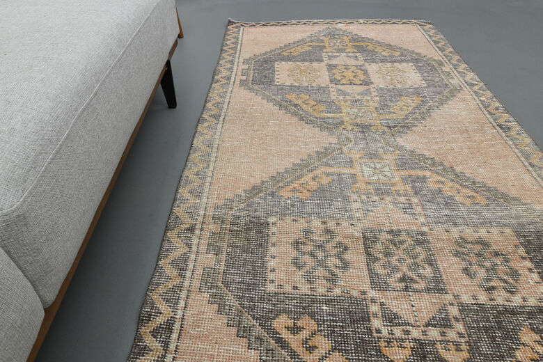 1960's Vintage Turkish Runner Rug