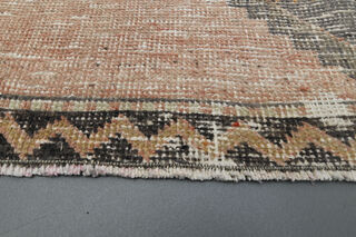 1960's Vintage Turkish Runner Rug - Thumbnail