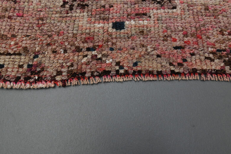 Pink Geometric Vintage Runner Rug