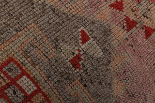Pink Geometric Vintage Runner Rug - Thumbnail