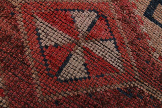 Pink Geometric Vintage Runner Rug - Thumbnail
