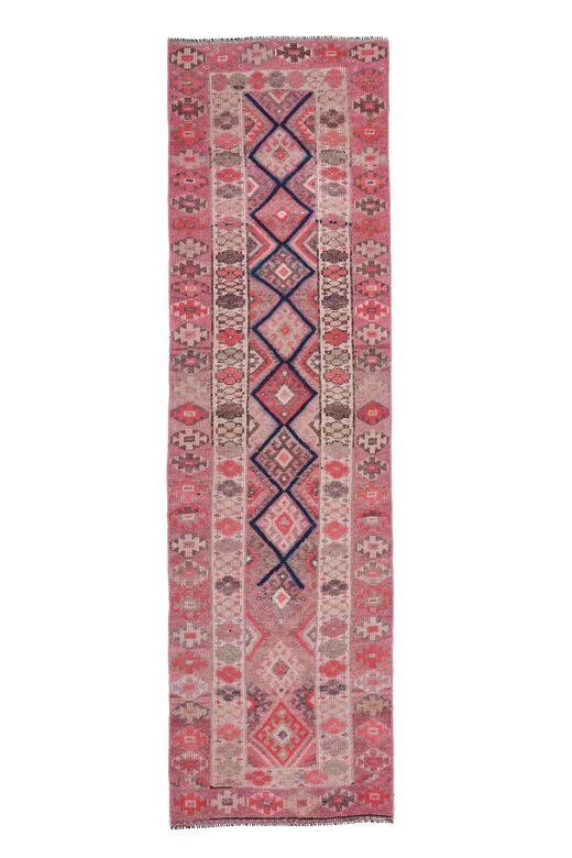 3x9 Pink Vintage Handmade Runner