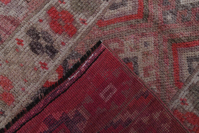 3x9 Pink Vintage Handmade Runner