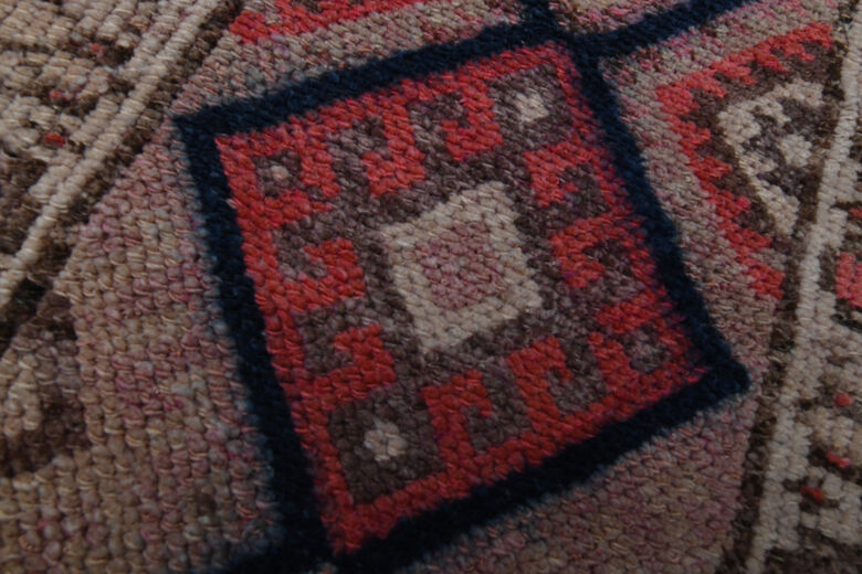 3x9 Pink Vintage Handmade Runner
