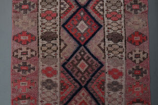 3x9 Pink Vintage Handmade Runner - Thumbnail
