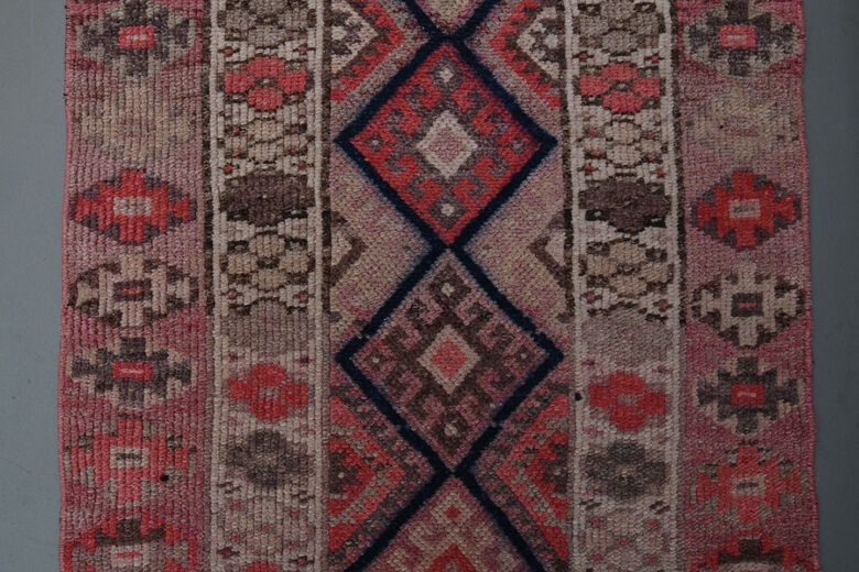 3x9 Pink Vintage Handmade Runner