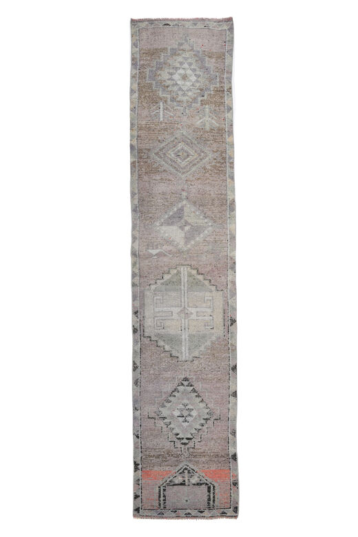 Faded Purple Hand-Knotted Runner