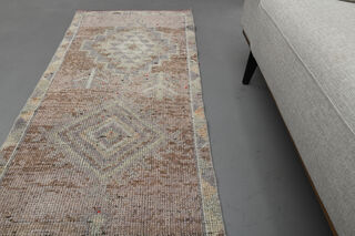 Faded Purple Hand-Knotted Runner - Thumbnail
