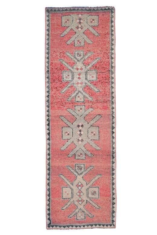 3x10 Pink Vintage Runner Rug