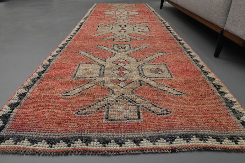 3x10 Pink Vintage Runner Rug