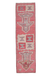 3x10 Pink Vintage Runner Rug - Thumbnail