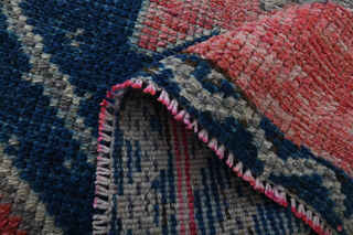 Pink Blue Vintage Rug - Thumbnail