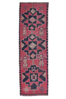 Pink Blue Vintage Runner - Thumbnail