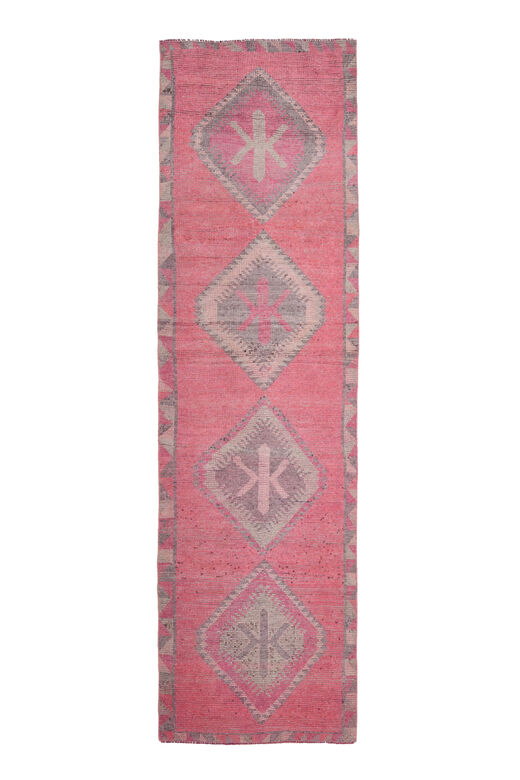 Pink Vintage Rug Runner