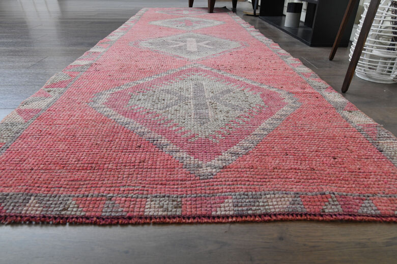 Pink Vintage Rug Runner