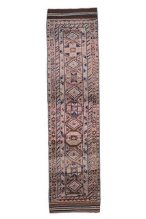 Vintage Turkish Rug Runner - Thumbnail