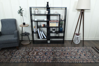 Vintage Turkish Rug Runner - Thumbnail