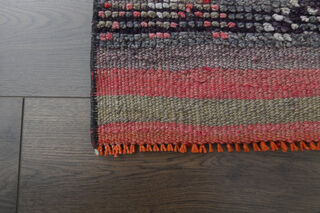 Pink Geometric Vintage Runner Rug - Thumbnail