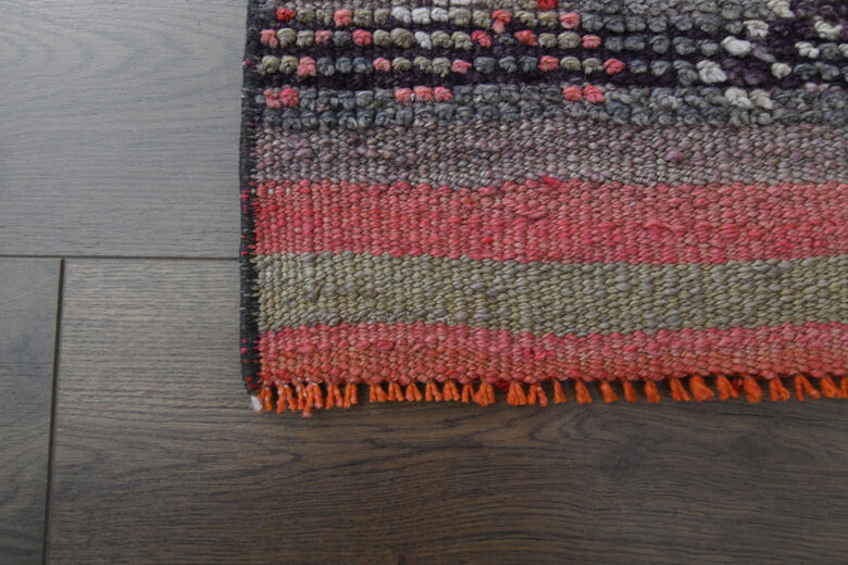 Pink Geometric Vintage Runner Rug